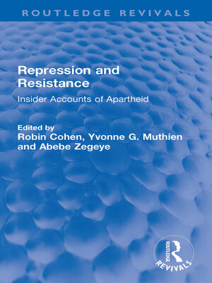 cover image of Repression and Resistance
